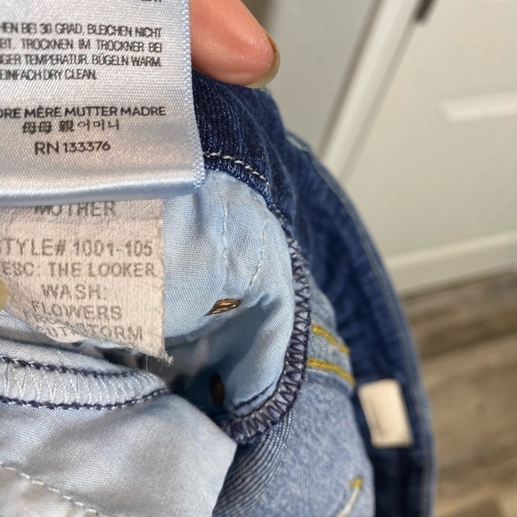 MOTHER The Looker Skinny Jeans Flowers from the Storm - Picture 11 of 12